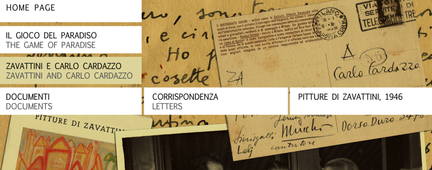 Percorsi Multimediali, Cesare Zavattini